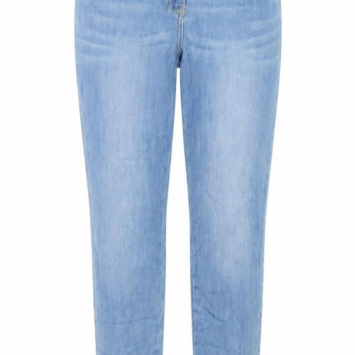 BHS Womens Blue  Cotton Skinny Jeans Size 12 L27 in Regular Button