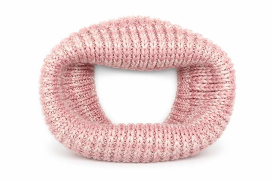 Dunnes Stores Girls Pink  Acrylic Infinity Scarf Scarves & Wraps One Size  - Age 9 - 11
