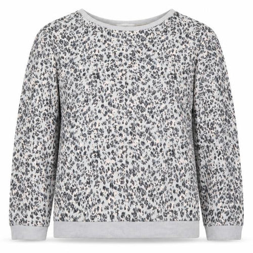 Marks and Spencer Womens Grey Animal Print Polyester Top Pyjama Top Size 12