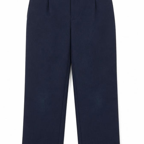 Marks and Spencer Boys Blue  Polyester Dress Pants Trousers Size 5-6 Years  Regular Pullover - School trousers