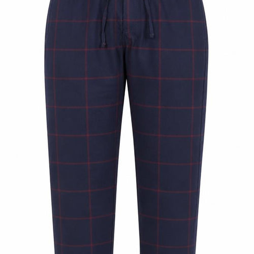 Topman Womens Blue Plaid Polyester Trousers  Size 32 in L32 in Regular Drawstring