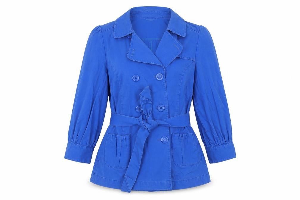 Great Plains Womens Blue   Jacket  Size L  Button