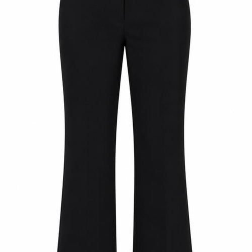 Marks and Spencer Womens Black  Polyester Trousers  Size 8 L29 in Regular Hook & Eye