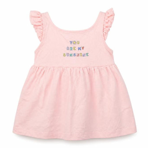 George Girls Pink  Cotton A-Line  Size 18-24 Months  Square Neck Pullover
