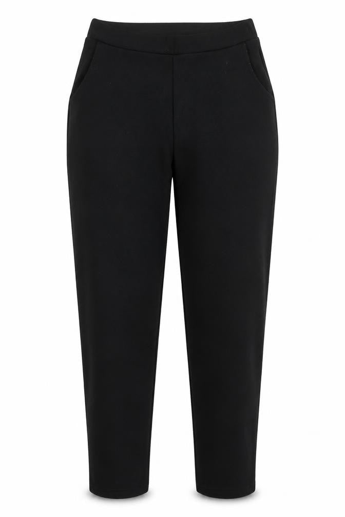Boohoo Womens Black  Polyester Trousers  Size 10 L26 in Regular