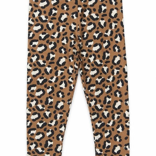 George Girls Brown Animal Print Cotton Capri Trousers Size 2-3 Years  Regular Pullover