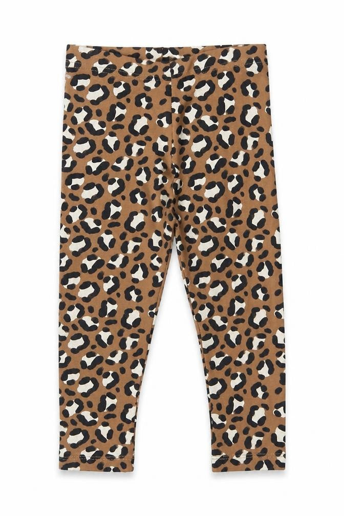 George Girls Brown Animal Print Cotton Capri Trousers Size 2-3 Years  Regular Pullover
