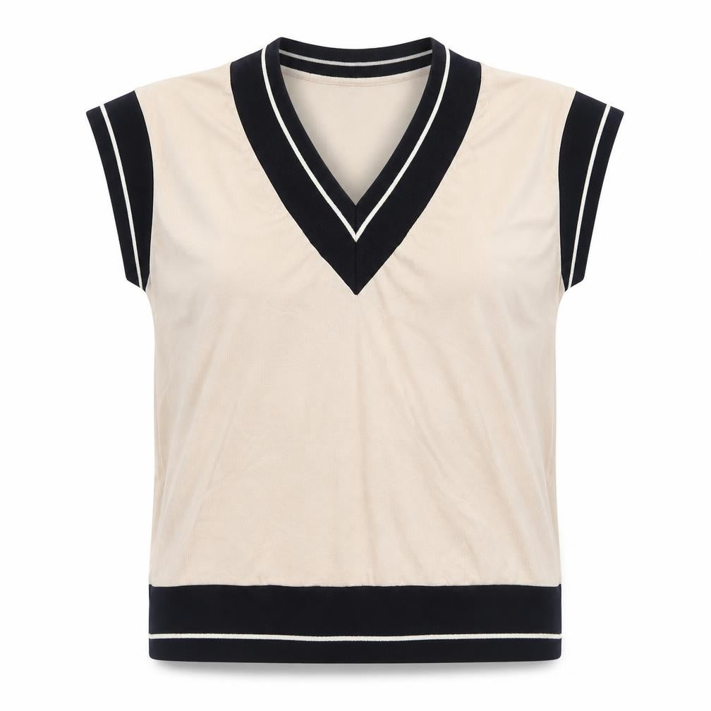 Gallery Womens Beige  Viscose Basic Tank Size XS Crew Neck - T Shirt Underlayer