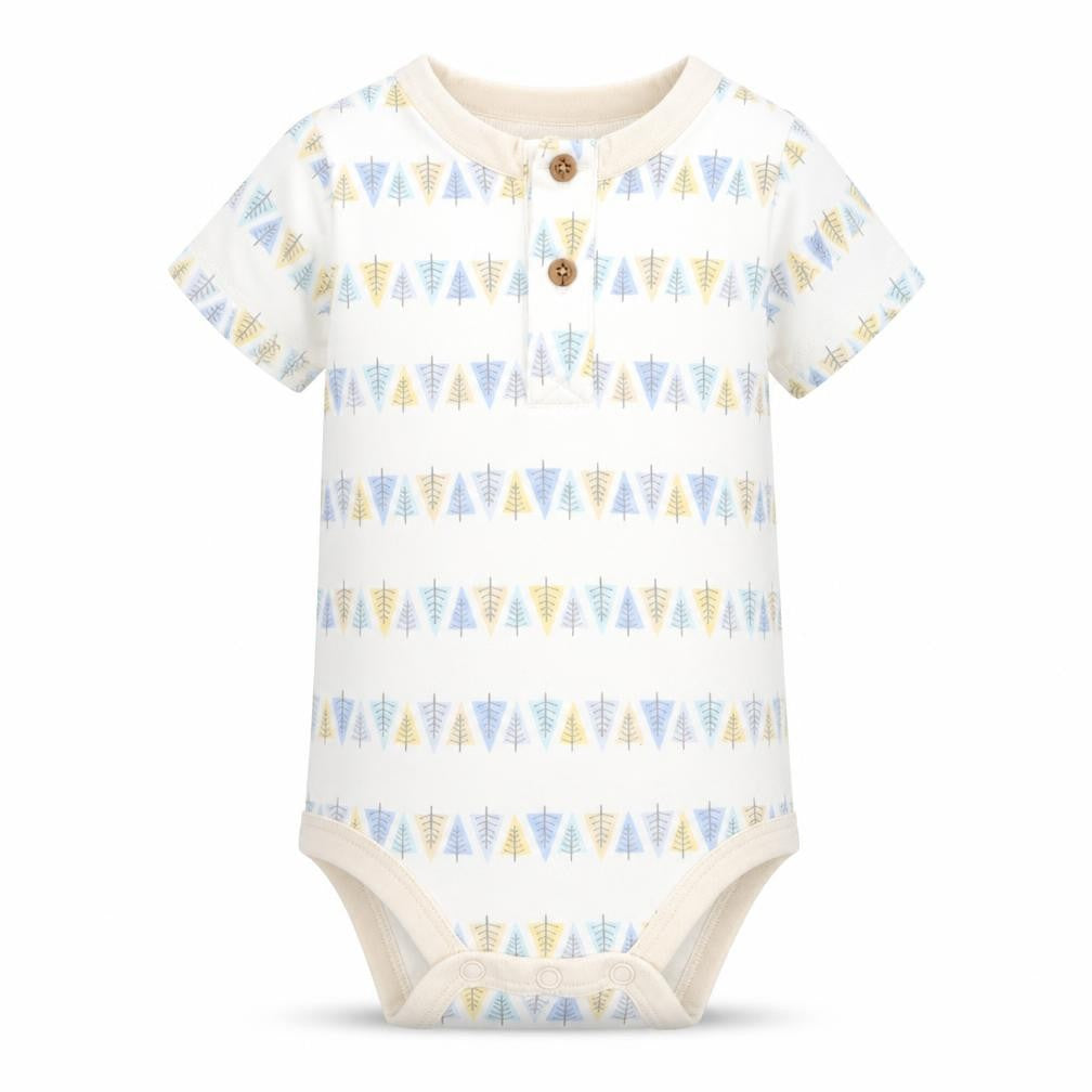 Disney Baby Baby White Geometric 100% Cotton Babygrow One-Piece Size 3-6 Months  Snap - Winnie the pooh