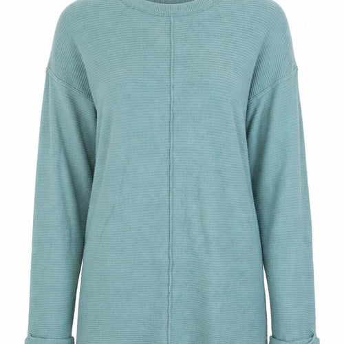 Primark Womens Blue Round Neck  Cotton Pullover Jumper Size 10