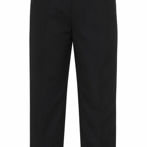 Studio Boys Black  Polyester Dress Pants Trousers Size 11-12 Years  Regular