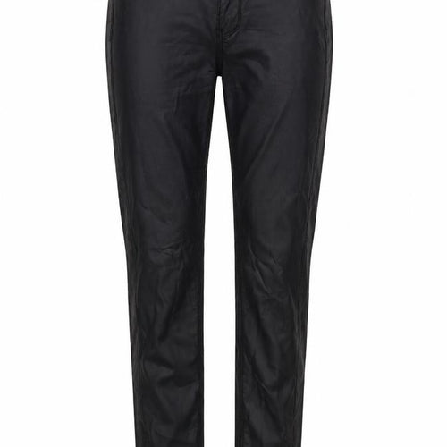 Denim Co. Womens Black  Viscose Trousers  Size 8 L27 in Slim Zip