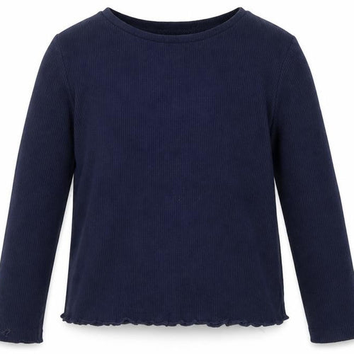 Angel Girls Blue  Polyester Pullover Casual Size 2-3 Years Round Neck