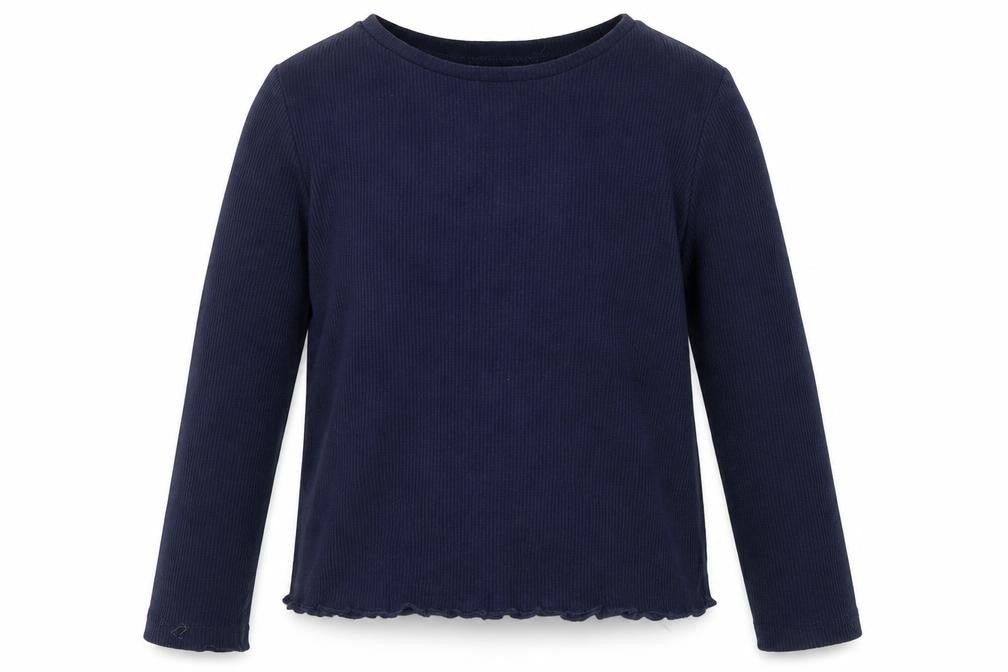 Angel Girls Blue  Polyester Pullover Casual Size 2-3 Years Round Neck