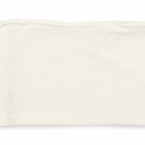 Candy Girls White  Cotton Cropped T-Shirt Size 9 Years Round Neck Pullover