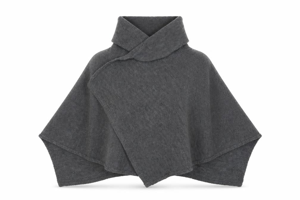 Marks and Spencer Womens Grey Roll Neck  Acrylic Cardigan Jumper One Size