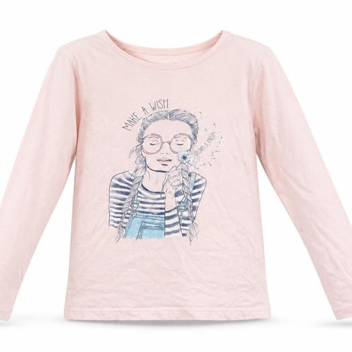 Primark Girls Pink  Cotton Basic T-Shirt Size 9-10 Years Crew Neck Pullover - Make A Wuish