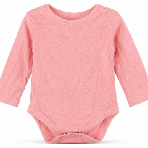 F&F Girls Pink  Cotton Babygrow One-Piece Size 0-3 Months  Button