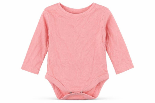 F&F Girls Pink  Cotton Babygrow One-Piece Size 0-3 Months  Button