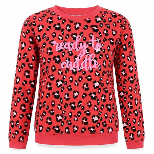 Avenue Womens Pink Animal Print Polyester Top Pyjama Top Size 12