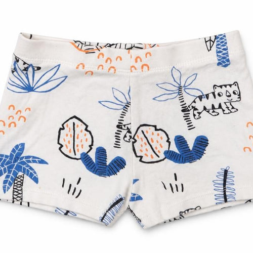 F&F Baby White  Cotton Cropped Trousers Size 18-24 Months   - Cat Jungle Sleep Shorts