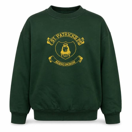 Hunter Boys Green  Cotton Pullover Sweatshirt Size 10-11 Years  Pullover - St Patricks P.s Aghacommon