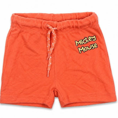 Disney Baby Boys Orange  Cotton Cropped Trousers Size 18 Months  Tie - Mickey Mouse Disney
