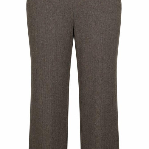 Matalan Womens Brown  Polyester Dress Pants Trousers Size 18 L31 in Regular Zip