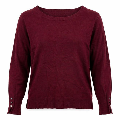 Dunnes Stores Womens Purple Boat Neck  Viscose Pullover Jumper Size S