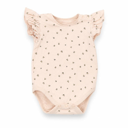 NEXT Baby Beige Animal Print Cotton Babygrow One-Piece Size 6-9 Months  Snap