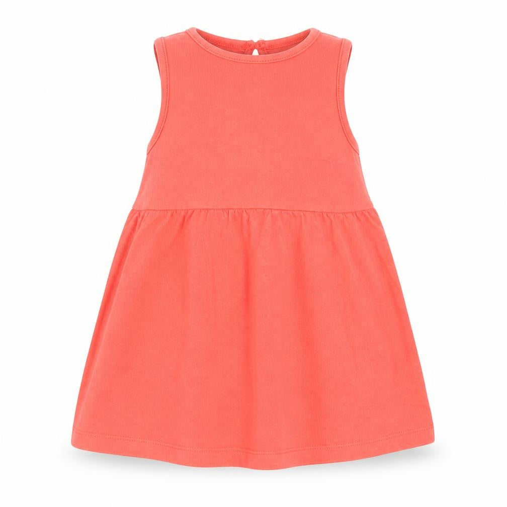 F&F Baby Red  Cotton A-Line  Size 6-9 Months  Crew Neck Button