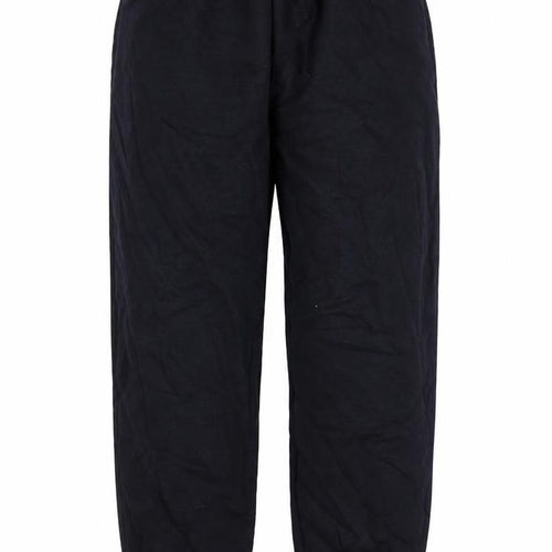 TU Boys Blue  Cotton Jogger Trousers Size 9 Months  Regular Drawstring - School Wear
