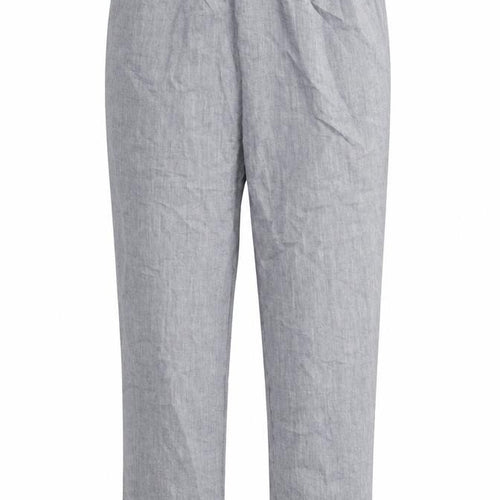 Insirah Womens Grey  Cotton Trousers  Size 26 in L27 in Regular