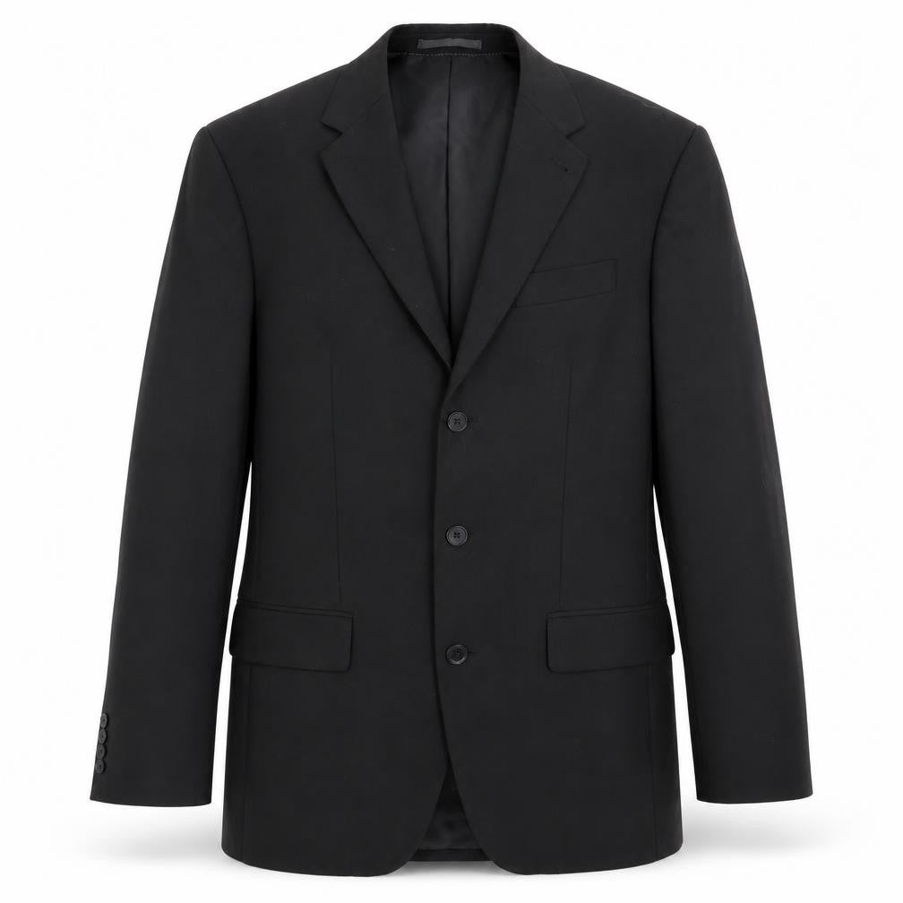Next Mens Black Striped Polyester Jacket Blazer Size 38