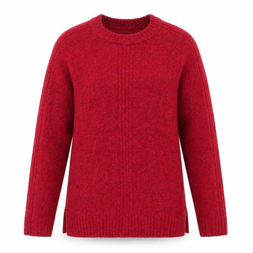 Marks and Spencer Womens Pink Crew Neck  Acrylic Pullover Jumper Size XS