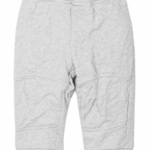 Bluezoo Boys Grey  Cotton Sweatpants Trousers Size 9-12 Months  Drawstring