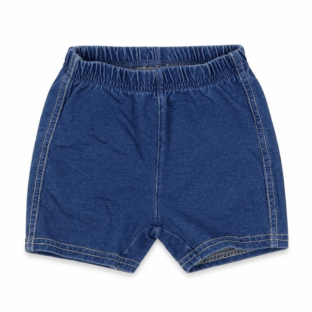 Preworn Baby Blue  Cotton Cropped Trousers Size 12 Months  Pullover