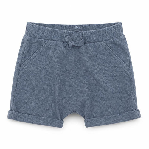 George Boys Blue  Cotton Cropped Trousers Size 9-12 Months  Tie