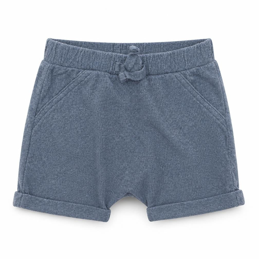 George Boys Blue  Cotton Cropped Trousers Size 9-12 Months  Tie