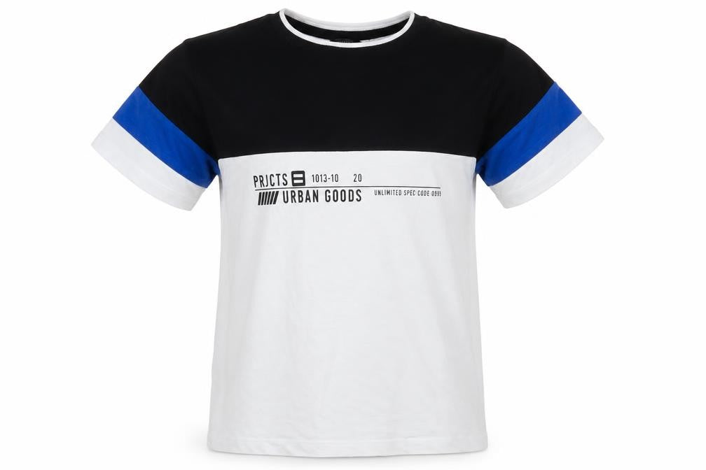 George Boys White  100% Cotton Pullover T-Shirt Size 5-6 Years Round Neck