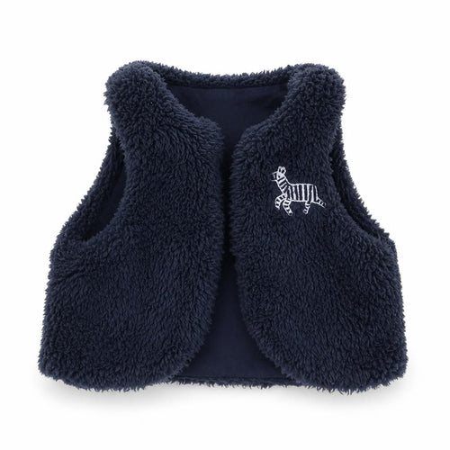 John Lewis  Girls Blue   Gilet Coatigan Size 0-3 Months