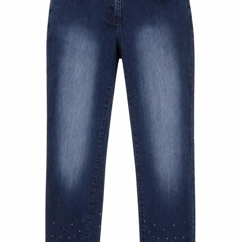 BPC Collection Womens Blue  Cotton Skinny Jeans Size 10 L26 in Regular Zip