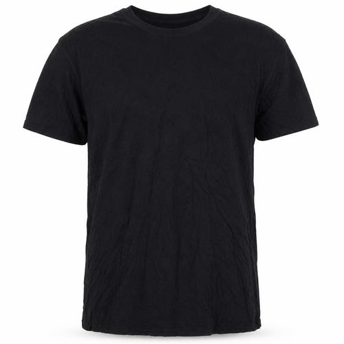 Boohoo Mens Black  Polyester  T-Shirt Size M Round Neck  - world tour