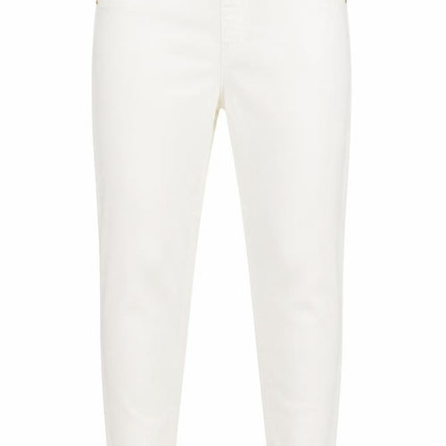 Dorothy Perkins Womens White  Cotton Flared Jeans Size 14 L29 in Regular