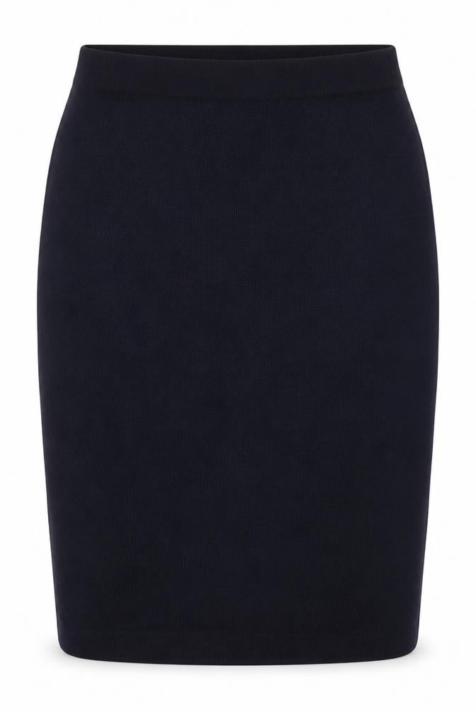 St Michael Womens Blue  Acrylic Straight & Pencil Skirt Size 12