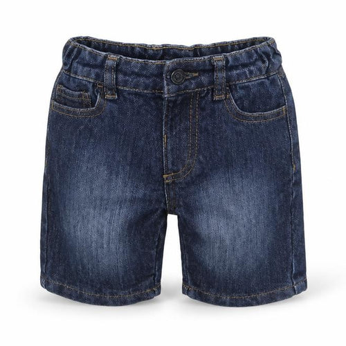 Denim & Co. Boys Blue  Cotton Chino Shorts Size 4-5 Years  Slim