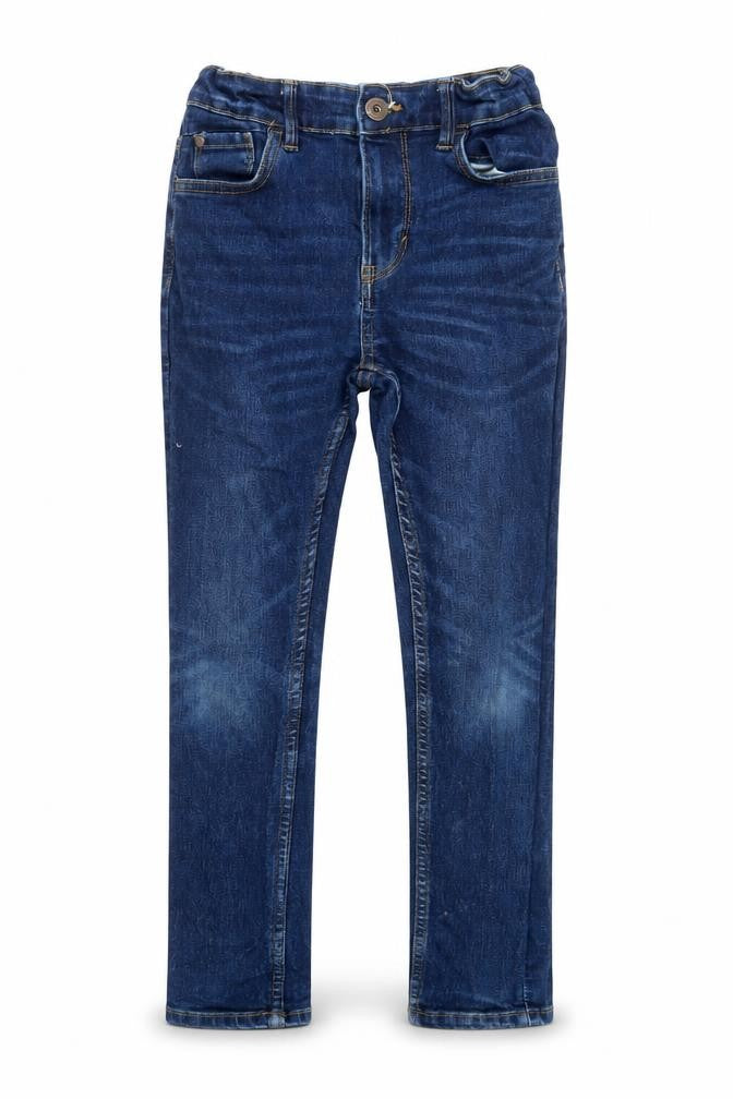 Matalan Girls Blue  Cotton Skinny Jeans Size 10 Years  Regular Button