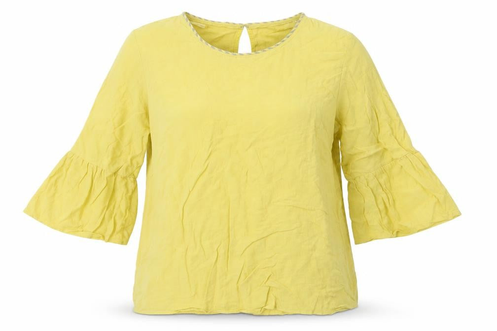 Next Womens Green  Viscose Basic Blouse Size 18 Round Neck