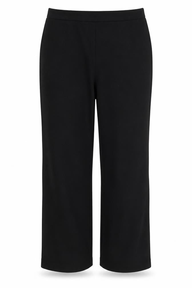 Front view of George women’s black polyester bloomer trousers, size L, 31-inch leg regular