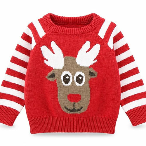 Rebel Baby Red Striped Cotton Pullover Jumper Size 9-12 Months  Pullover - Christmas jumper